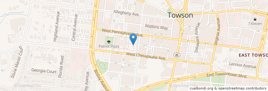 Mapa de ubicacion de Hos has been and gone en United States, Maryland, Baltimore County.