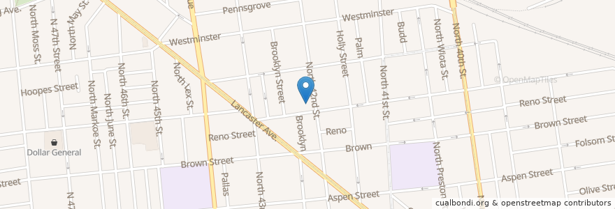 Mapa de ubicacion de Community Church of God en Amerika Birleşik Devletleri, Pensilvanya, Philadelphia County, Philadelphia.