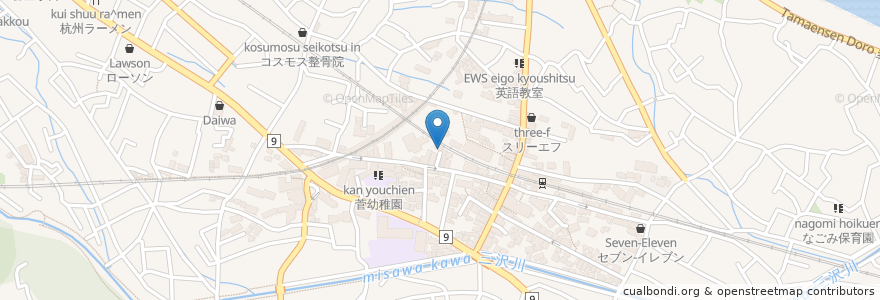 Mapa de ubicacion de ふなや en ژاپن, 神奈川県, 川崎市, 多摩区.