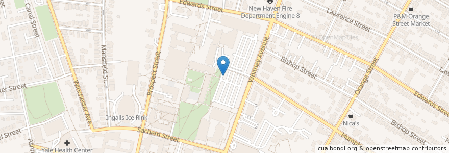 Mapa de ubicacion de Zipcar en الولايات المتّحدة الأمريكيّة, كونيتيكت, New Haven County, New Haven.