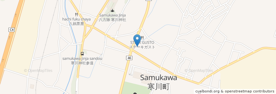 Mapa de ubicacion de エネオス en ژاپن, 神奈川県, 高座郡, 寒川町.