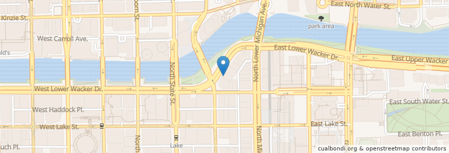 Mapa de ubicacion de Hoyt's en アメリカ合衆国, イリノイ州, シカゴ.