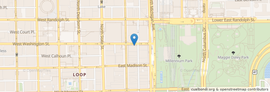 Mapa de ubicacion de Pittsfield Cafe en الولايات المتّحدة الأمريكيّة, إلينوي, شيكاغو.