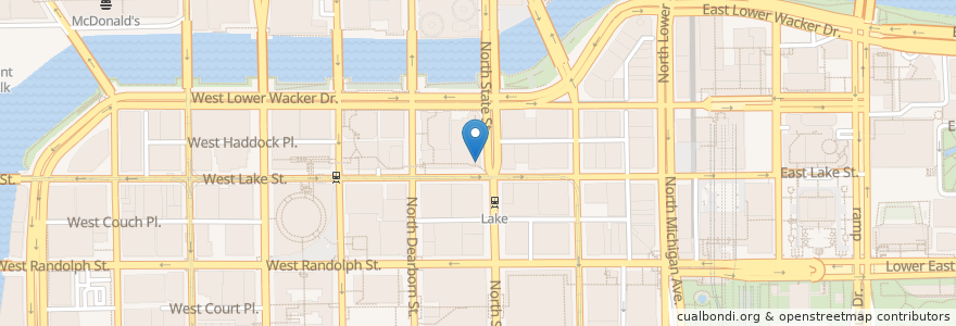 Mapa de ubicacion de Wow Bao en United States, Illinois, Chicago.