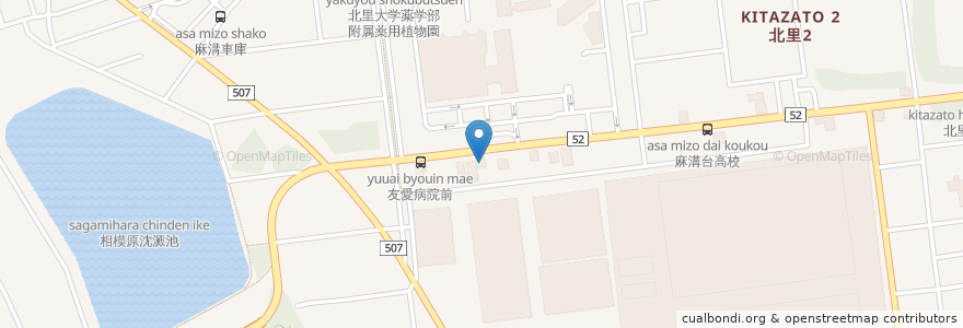 Mapa de ubicacion de 日本調剤 en 日本, 神奈川県, 相模原市, 南区.
