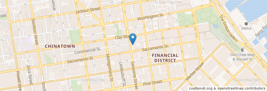 Mapa de ubicacion de Umpqua Bank en 미국, 캘리포니아주, 샌프란시스코, 샌프란시스코.