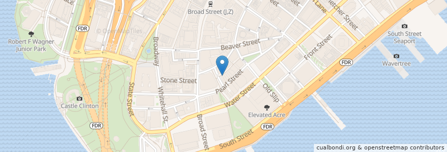Mapa de ubicacion de Route 66 Smokehouse en 미국, 뉴욕, New York, New York County, Manhattan Community Board 1.