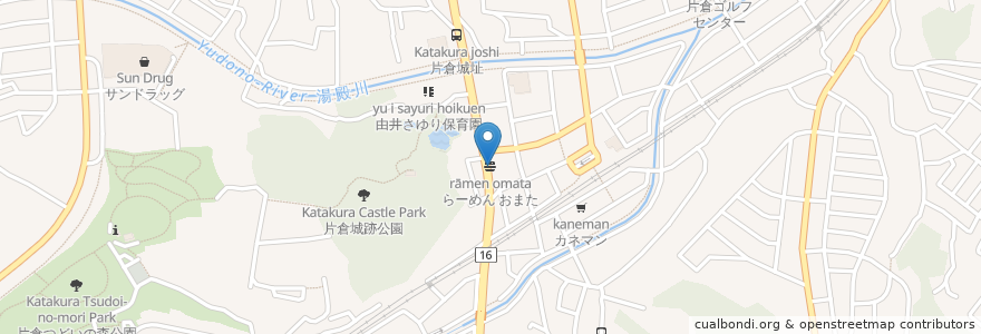 Mapa de ubicacion de らーめん おまた en 日本, 东京都/東京都, 八王子市.