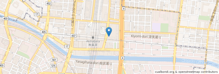Mapa de ubicacion de サイゼリヤ en Jepun, 東京都, 千代田区.