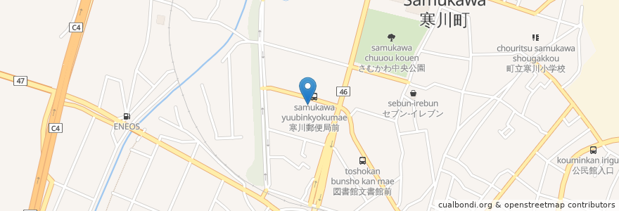 Mapa de ubicacion de コメダ珈琲店 en Japão, 神奈川県, 高座郡, 寒川町.