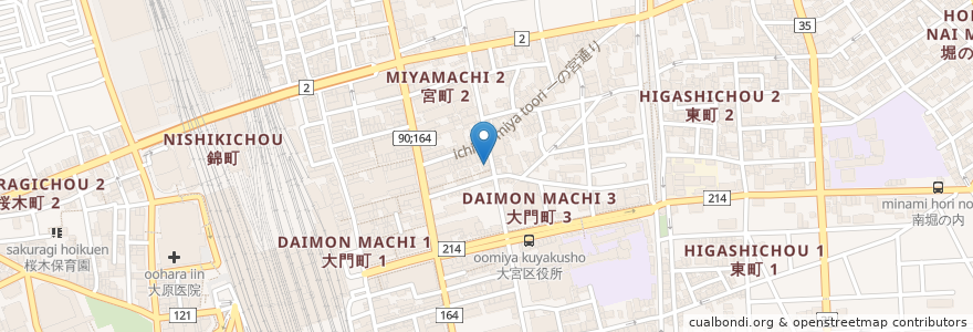 Mapa de ubicacion de Belgian Beer Bar BARBEE'S en Japan, Präfektur Saitama, Saitama, 大宮区.