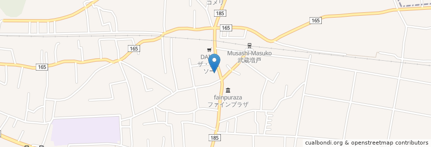Mapa de ubicacion de 青梅信用金庫 en Japão, Tóquio, あきる野市.