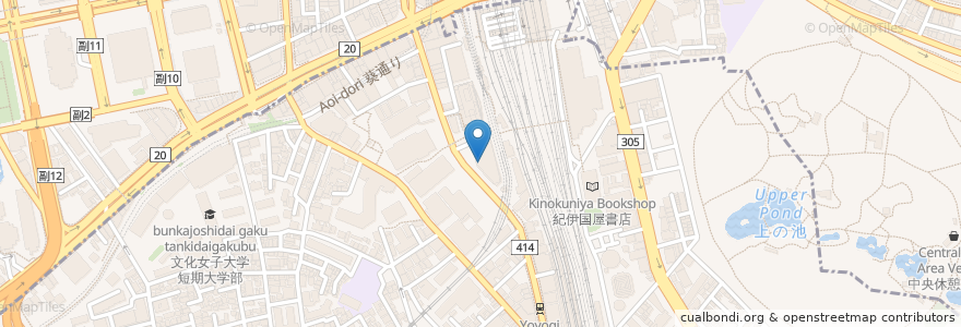 Mapa de ubicacion de El Torito en Japão, Tóquio, 新宿区.