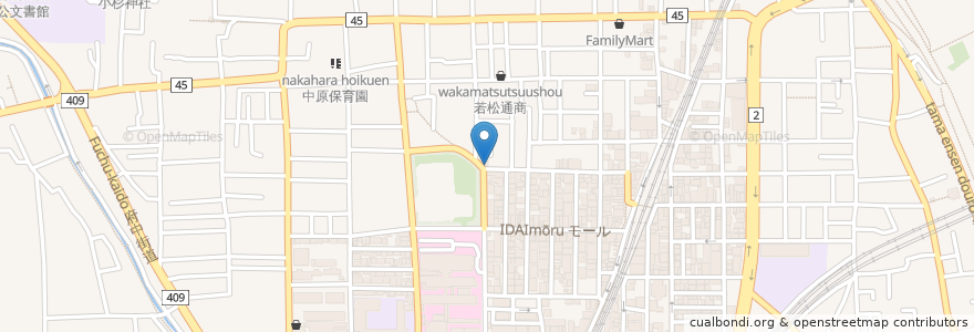 Mapa de ubicacion de 萬福飯店 en Япония, Канагава, Кавасаки, Накахара.