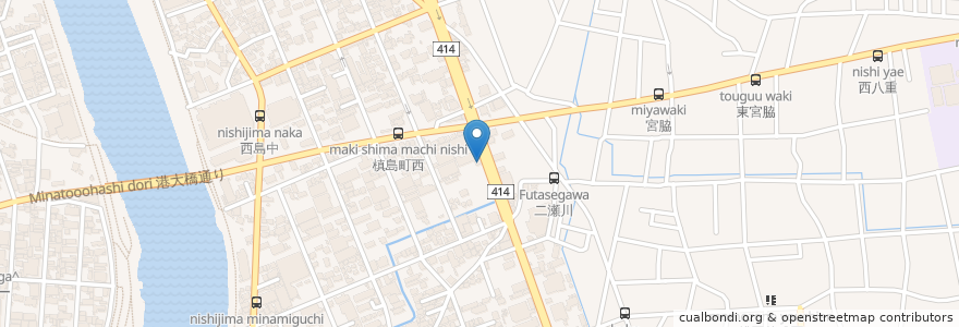 Mapa de ubicacion de 吉野家 en Japonya, 静岡県, 沼津市.