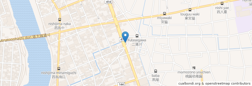 Mapa de ubicacion de 駿河寿し en 日本, 静岡県, 沼津市.