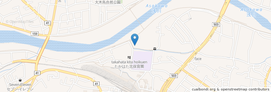 Mapa de ubicacion de 高幡不動駅北第四駐輪場 en Japão, Tóquio, 日野市.