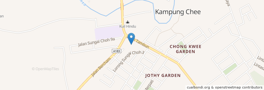 Mapa de ubicacion de Klinik Desa Tanjung Rambutan en مالزی, پراک.