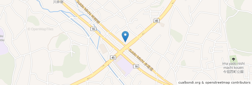 Mapa de ubicacion de 都岡動物病院 en اليابان, كاناغاوا, 横浜市, 旭区.
