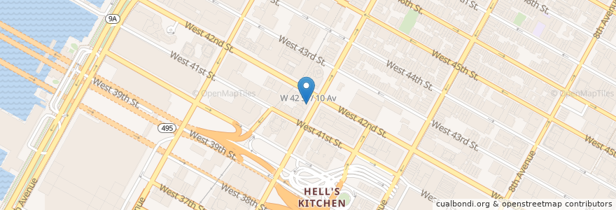 Mapa de ubicacion de CVS Pharmacy en Amerika Syarikat, New York, New York, New York County, Manhattan, Manhattan Community Board 4.