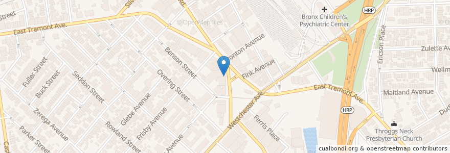 Mapa de ubicacion de CityMD en 美利坚合众国/美利堅合眾國, 纽约州 / 紐約州, 纽约, Bronx County, The Bronx.