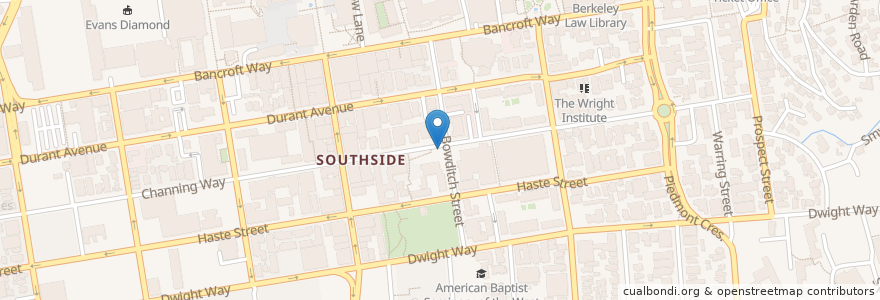 Mapa de ubicacion de Anna Head Lot en Amerika Birleşik Devletleri, Kaliforniya, Alameda İlçesi, Berkeley.
