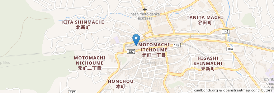 Mapa de ubicacion de カルメシ茶屋 en Jepun, 奈良県, 生駒市.