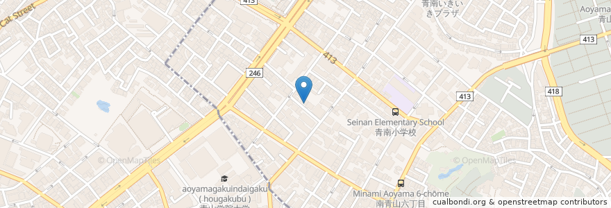 Mapa de ubicacion de Summerbird en Jepun, 東京都, 渋谷区.