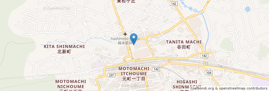 Mapa de ubicacion de ミスタードーナツ en اليابان, 奈良県, 生駒市.