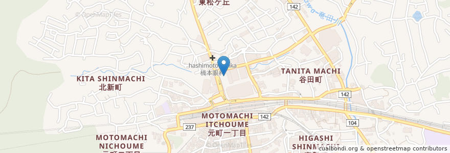 Mapa de ubicacion de おいしい『生駒の水』 en 日本, 奈良県/奈良縣, 生駒市.