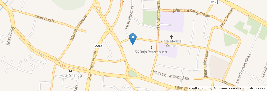 Mapa de ubicacion de SK (P) Methodist en Maleisië, Perak.