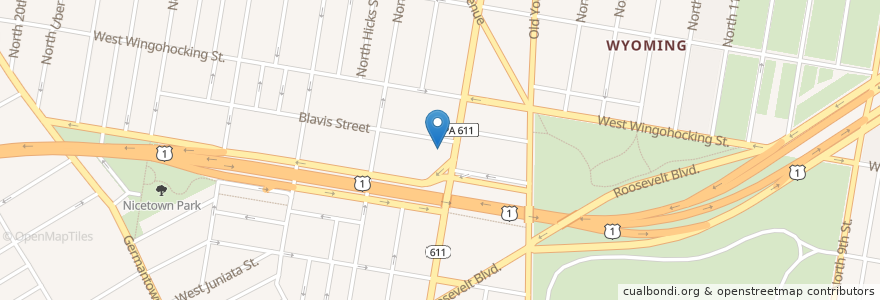 Mapa de ubicacion de First Redemption Church en United States, Pennsylvania, Philadelphia County, Philadelphia.