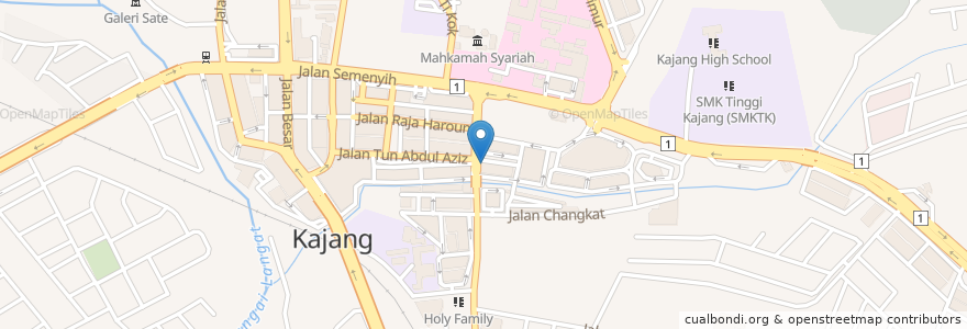 Mapa de ubicacion de Bank Islam en Maleisië, Selangor, Majlis Perbandaran Kajang.
