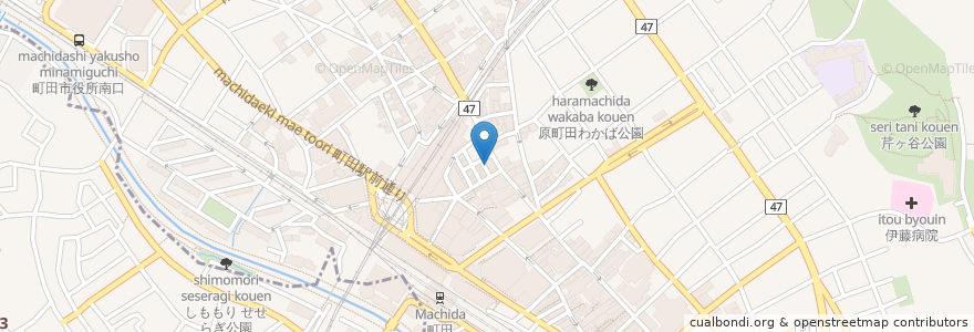 Mapa de ubicacion de SHOGUN BURGER en 日本, 東京都, 町田市.
