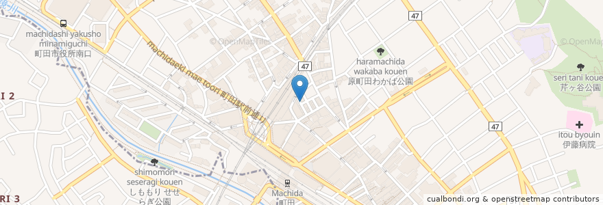 Mapa de ubicacion de TRY BAR en Japonya, 東京都, 町田市.
