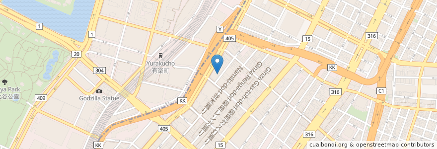 Mapa de ubicacion de 有吉歯科 en Japonya, 東京都.