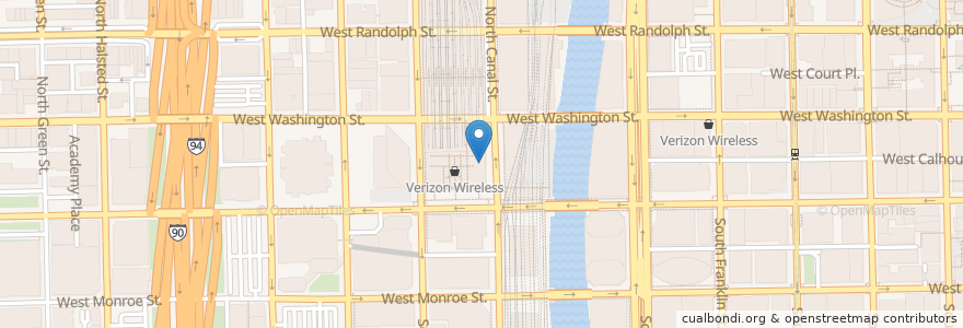 Mapa de ubicacion de Burger Joint en 美利坚合众国/美利堅合眾國, 伊利诺伊州 / 伊利諾州, 芝加哥.