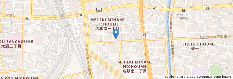 Mapa de ubicacion de Buttagappa en Япония, Айти, 名古屋市, 中村区.