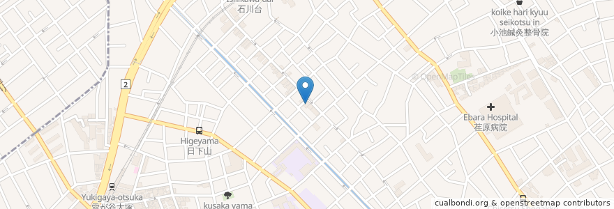 Mapa de ubicacion de さわやか信用金庫 en Japón, Tokio, Ota.