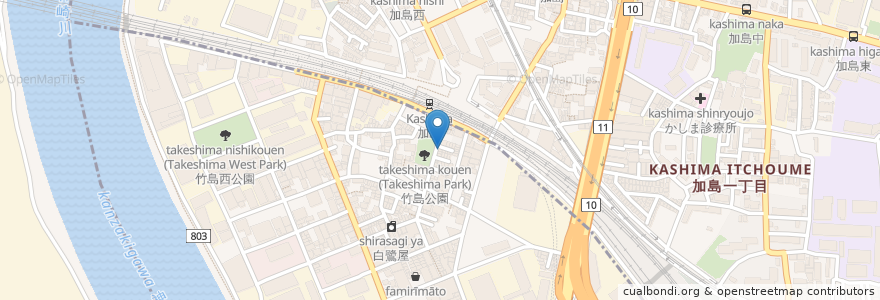 Mapa de ubicacion de デイサービス安住 en 일본, 오사카부, 오사카, 淀川区.