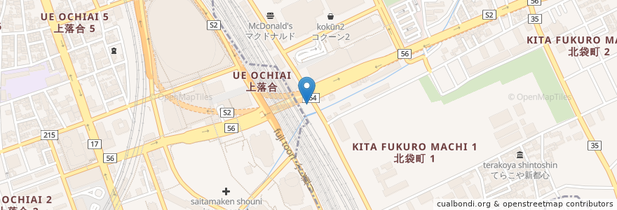 Mapa de ubicacion de ミライザカ en Japonya, 埼玉県, さいたま市, 大宮区.