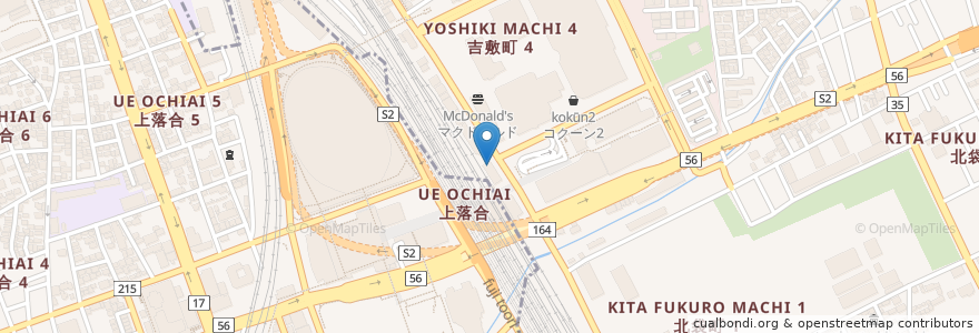 Mapa de ubicacion de 七匹の子ぶた en Japan, 埼玉県, さいたま市, 大宮区.