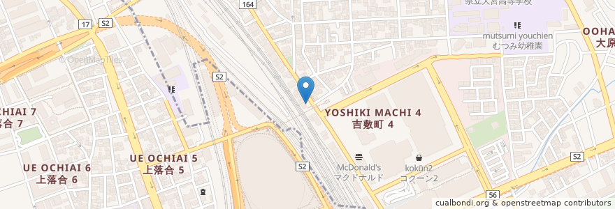 Mapa de ubicacion de トヨタレンタカー さいたま新都心東口店 en ژاپن, 埼玉県, さいたま市, 大宮区.