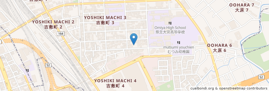 Mapa de ubicacion de アイビー企画駐車場 en 일본, 사이타마현, さいたま市, 大宮区.