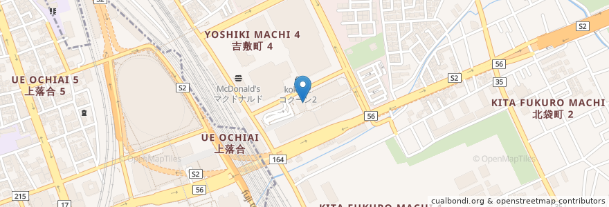 Mapa de ubicacion de KUA AINA en 일본, 사이타마현, さいたま市, 大宮区.
