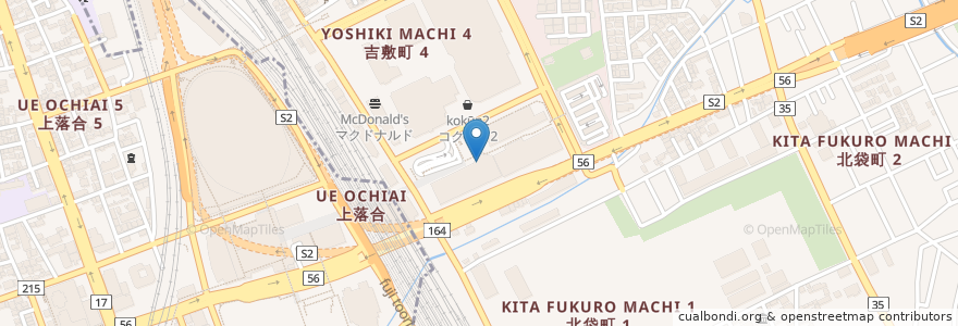 Mapa de ubicacion de マツモトキヨシ en Japão, 埼玉県, さいたま市, 大宮区.