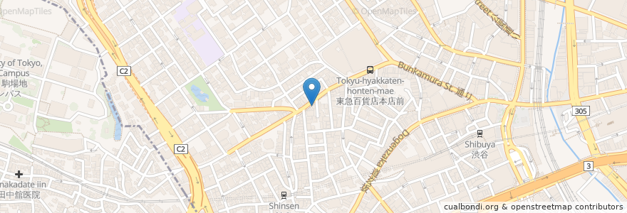 Mapa de ubicacion de 八木歯科医院 en Япония, Токио, Сибуя.