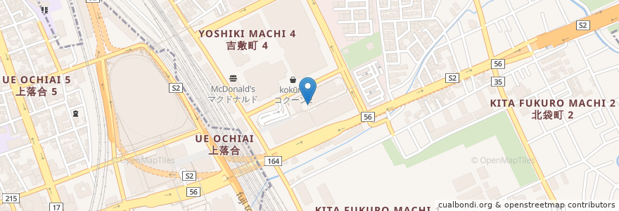 Mapa de ubicacion de 紅虎餃子房 en Japón, Prefectura De Saitama, Saitama, Omiya.