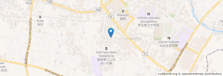Mapa de ubicacion de 8-15 en 일본, 도쿄도, 調布市.