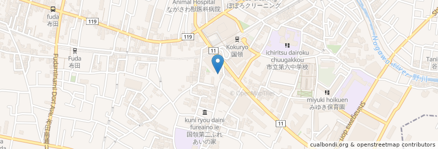 Mapa de ubicacion de 8-16 en Jepun, 東京都, 調布市.